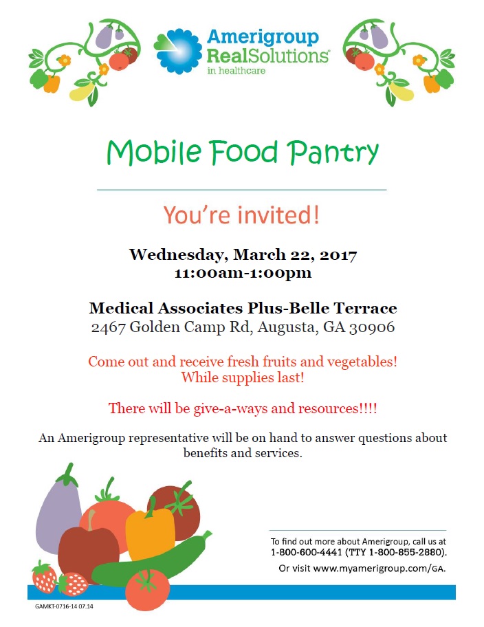 Mobile Food Pantry Medical Associates Plus